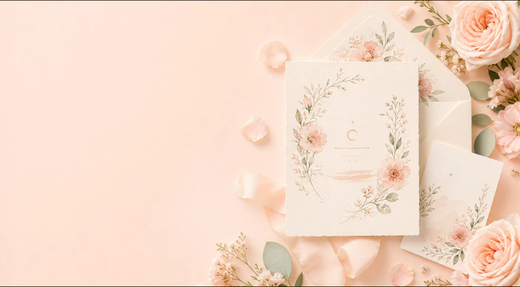 Floral wedding printable stationery