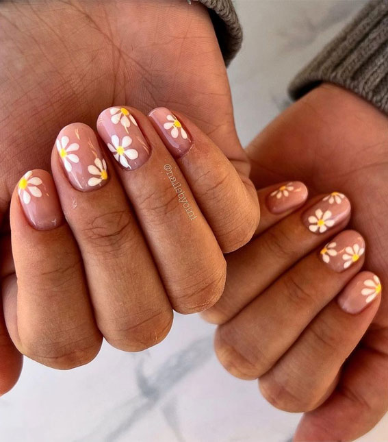 Floral Nail Polish Designs Design 9