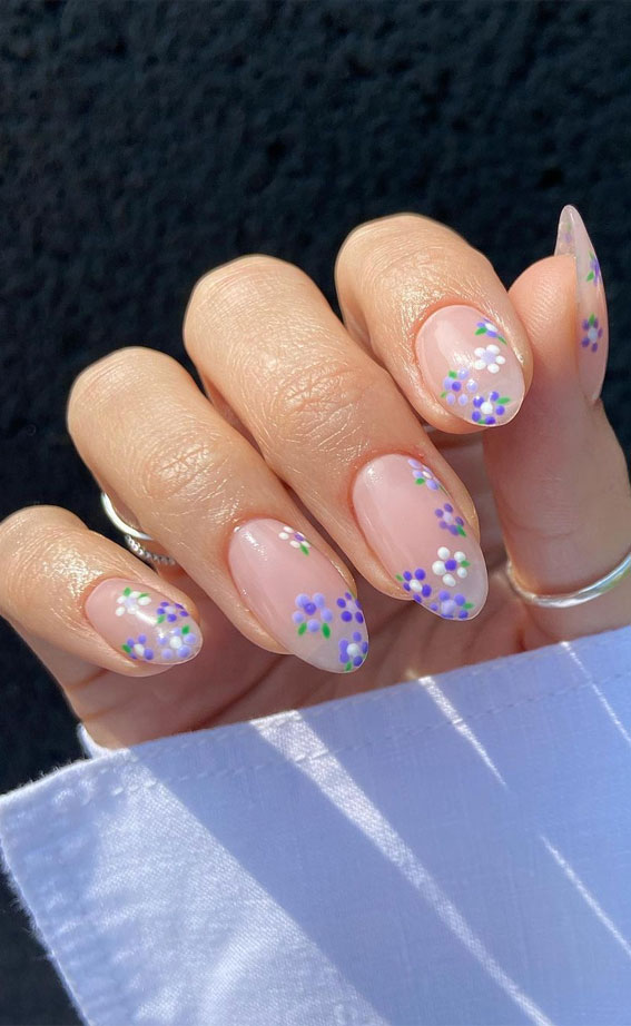 Floral Nail Polish Designs Design 22