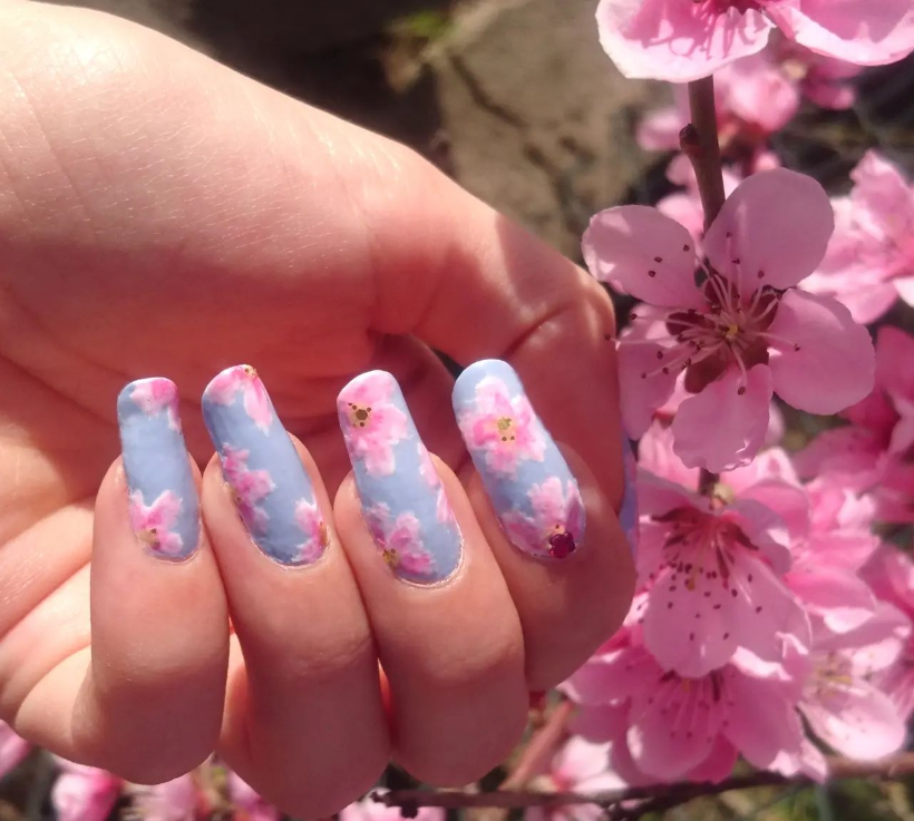 Floral Nail Polish Designs Design 25