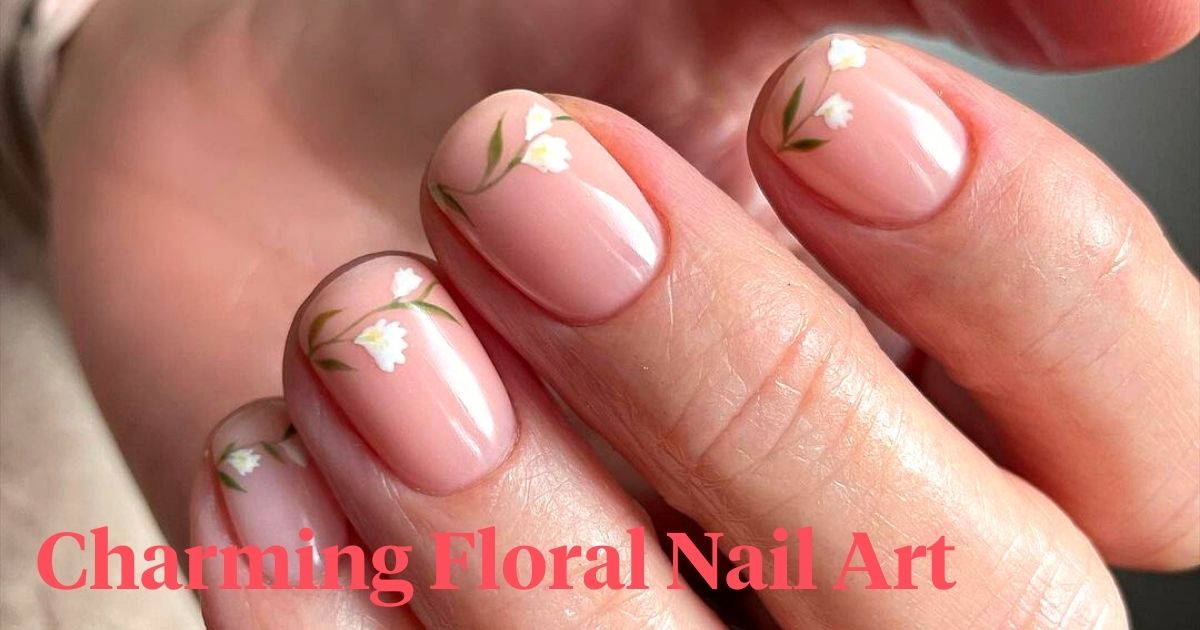 Floral Nail Polish Designs Design 45