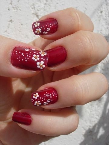 Floral Nail Polish Designs Design 47