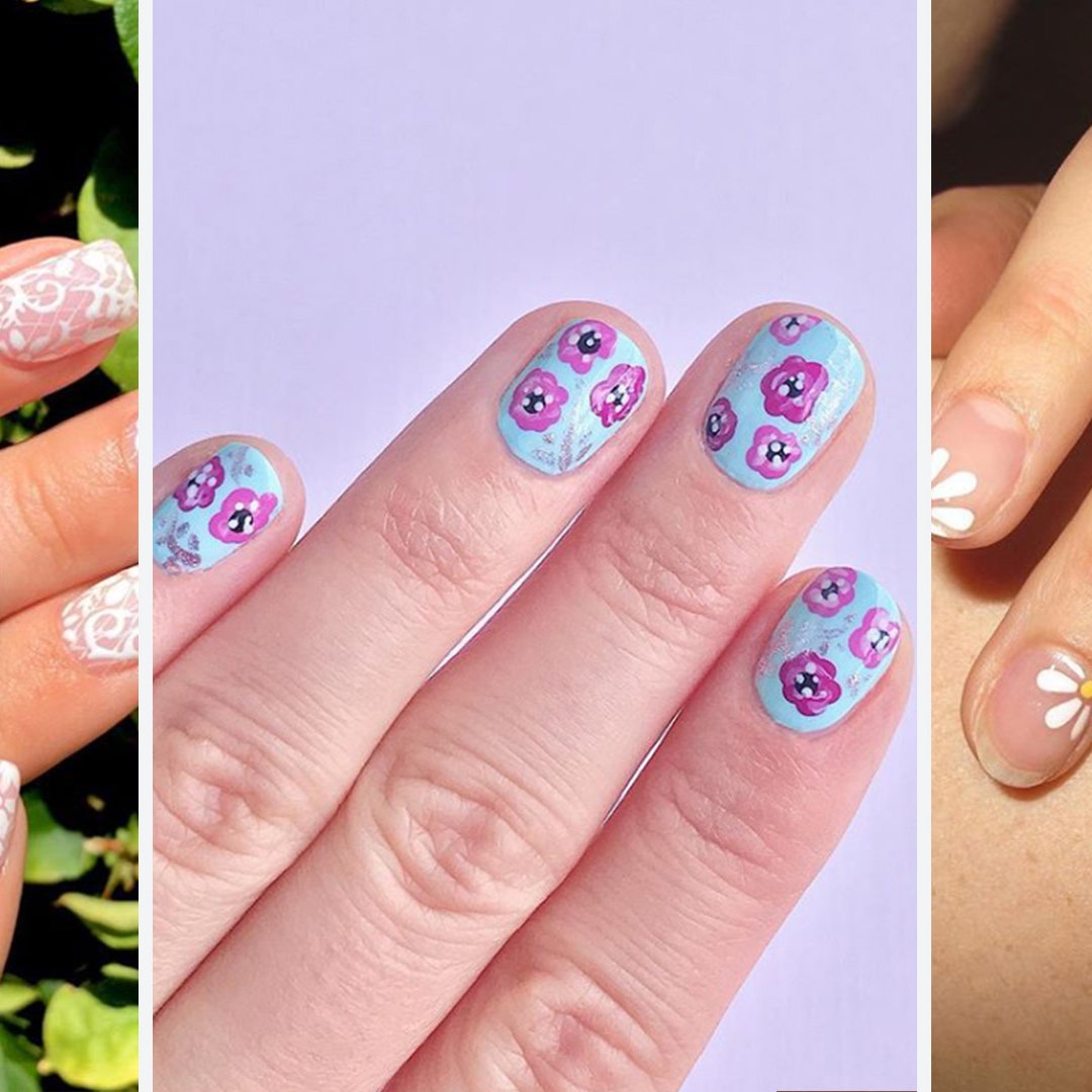 Floral Nail Polish Designs Design 49