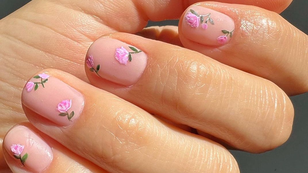 Floral Nail Polish Designs Design 50