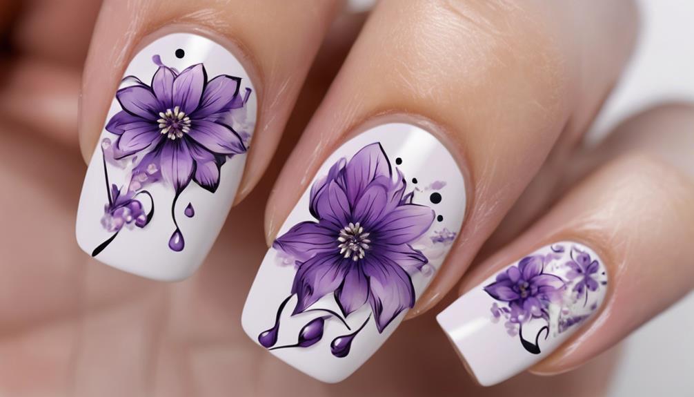 Floral Nail Polish Designs Design 57