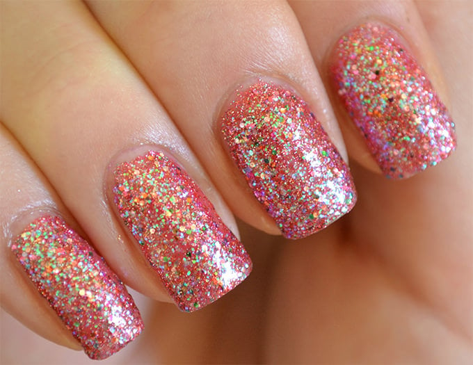 Glitter Nail Polish Designs Design 7