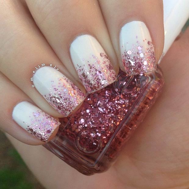 Glitter Nail Polish Designs Design 18