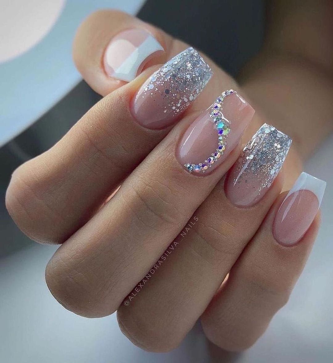 Glitter Nail Polish Designs Design 25