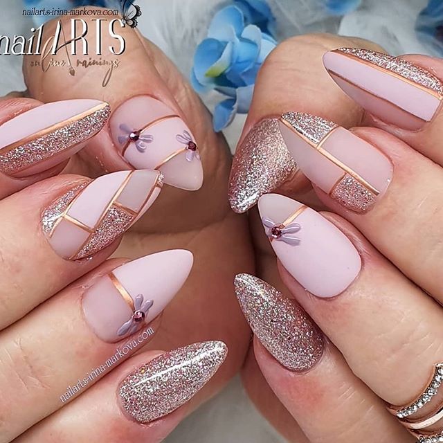 Glitter Nail Polish Designs Design 30