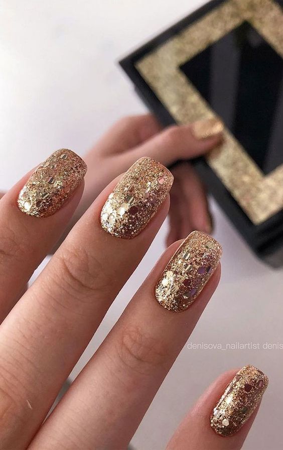 Glitter Nail Polish Designs Design 61