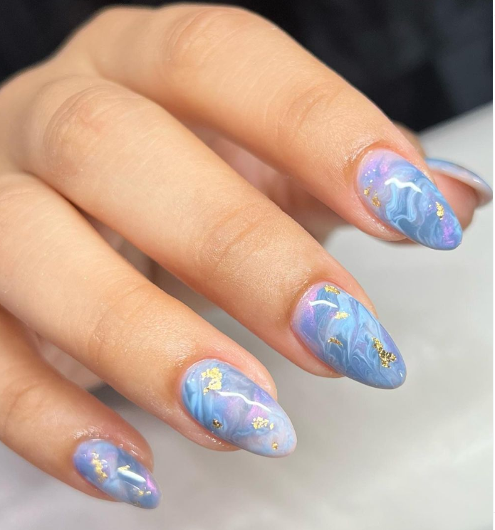 Marble Nail Polish Designs Design 5