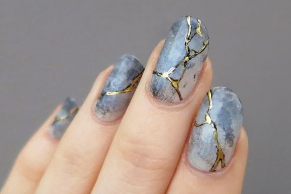 Marble Nail Polish Designs Design 30