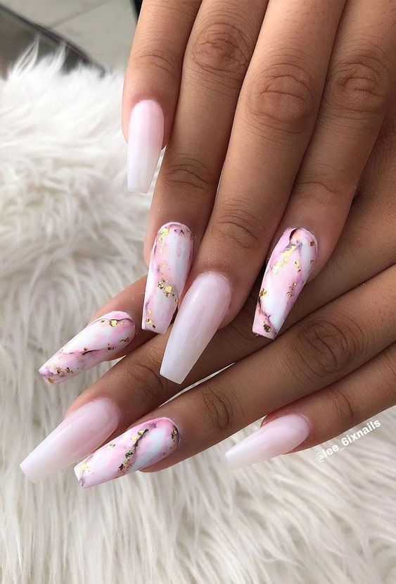 Marble Nail Polish Designs Design 31