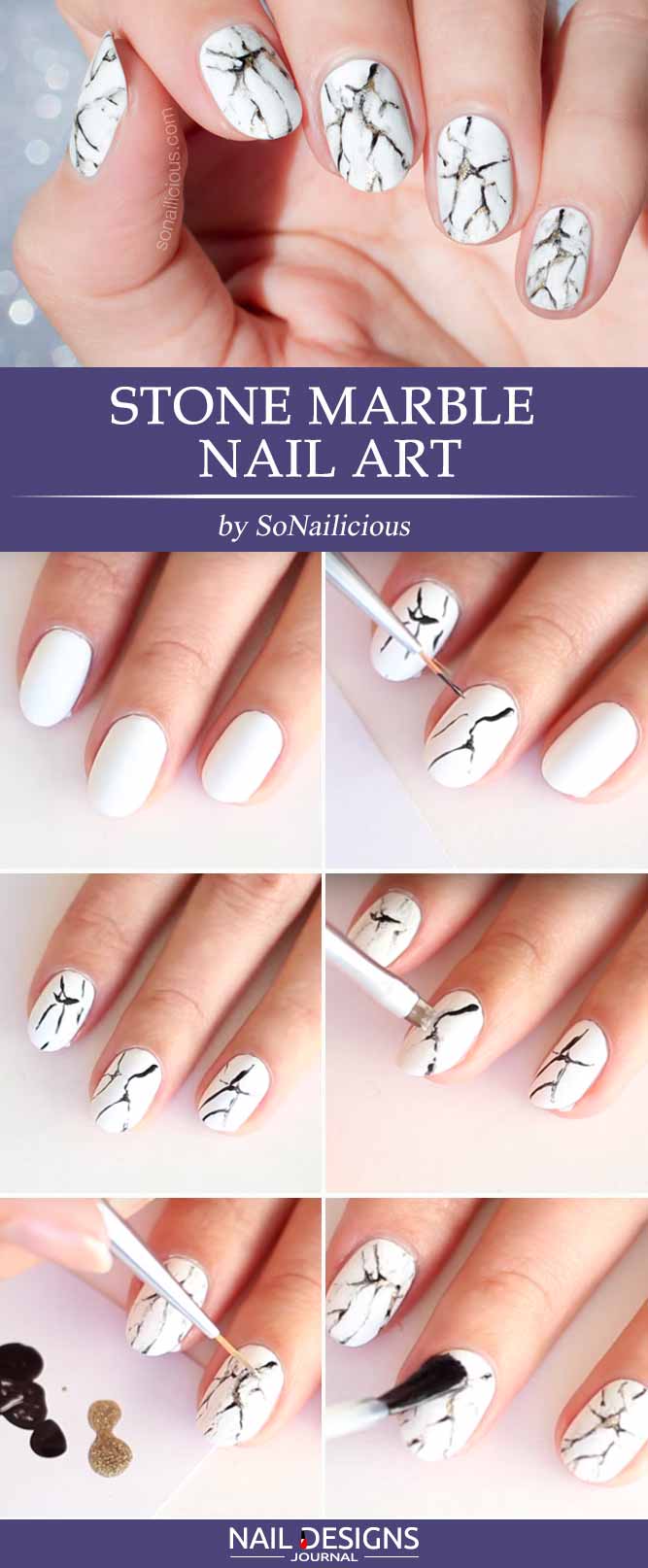 Marble Nail Polish Designs Design 39