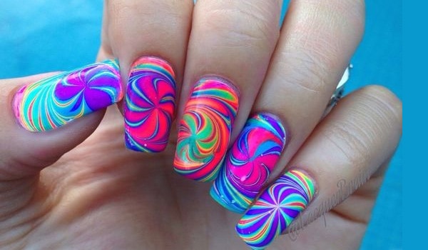 Marble Nail Polish Designs Design 56