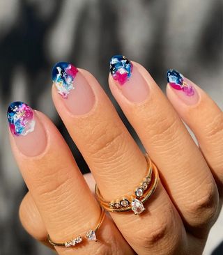 Marble Nail Polish Designs Design 69