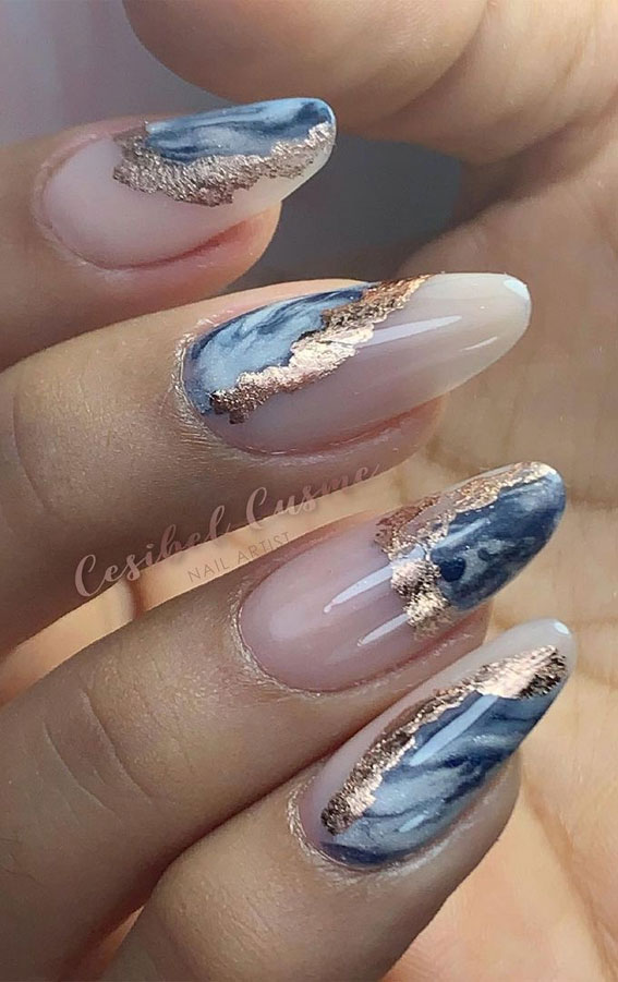 Marble Nail Polish Designs Design 71