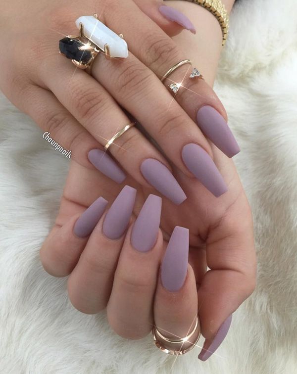 Matte Nail Polish Designs Design 35