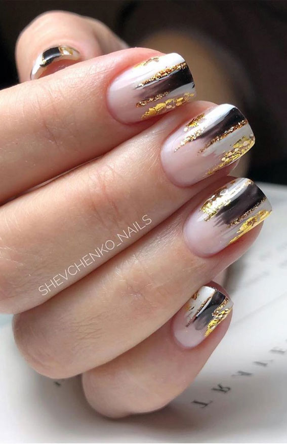 Metallic Nail Polish Designs Design 10