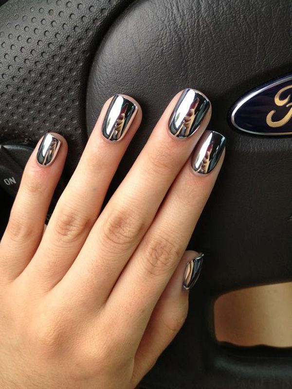 Metallic Nail Polish Designs Design 27