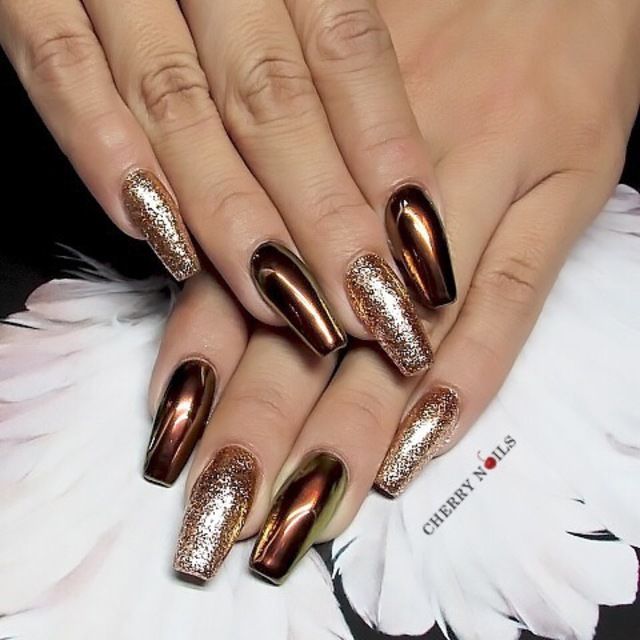 Metallic Nail Polish Designs Design 63