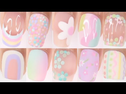 Pastel Nail Polish Designs Design 14