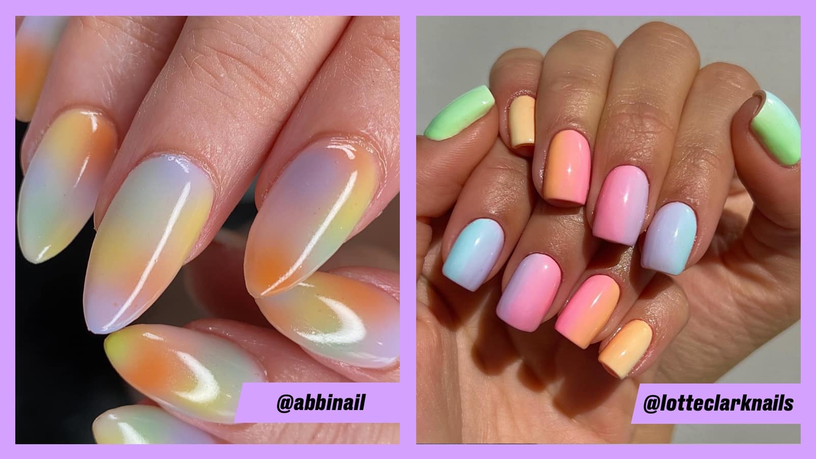 Pastel Nail Polish Designs Design 42