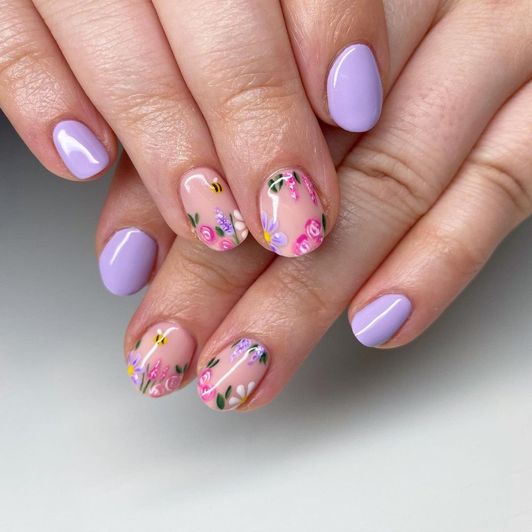 Pastel Nail Polish Designs Design 44