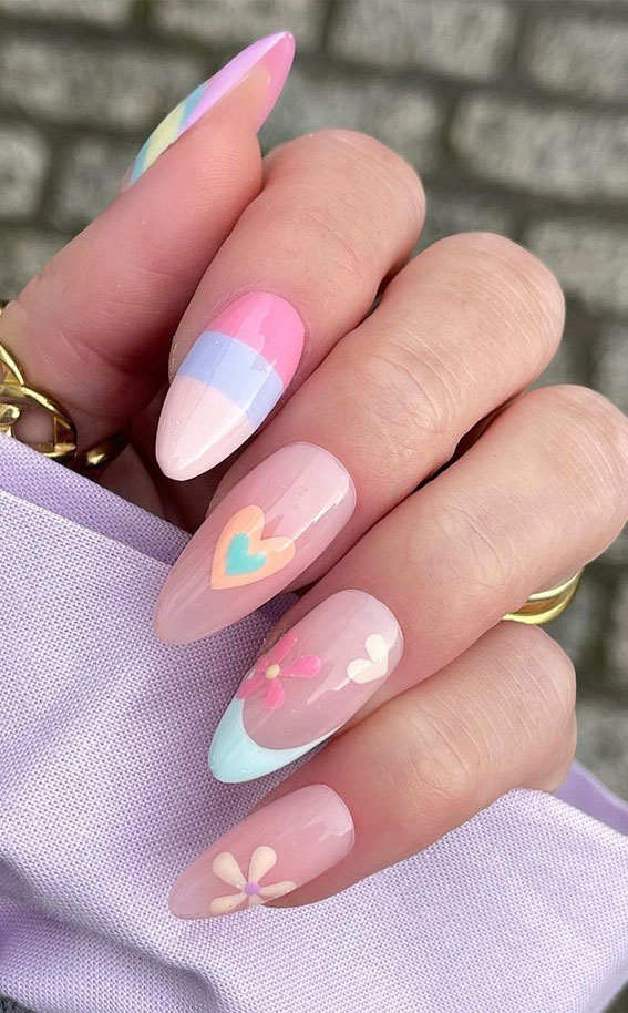 Pastel Nail Polish Designs Design 58