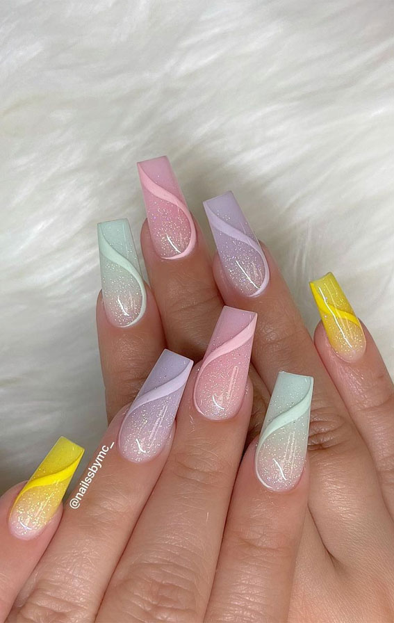 Pastel Nail Polish Designs Design 62