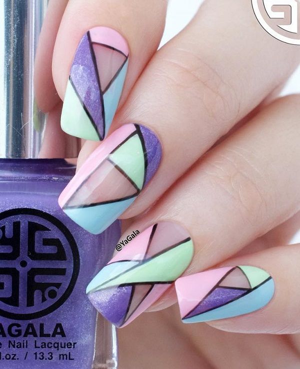 Striped Nail Polish Designs Design 5