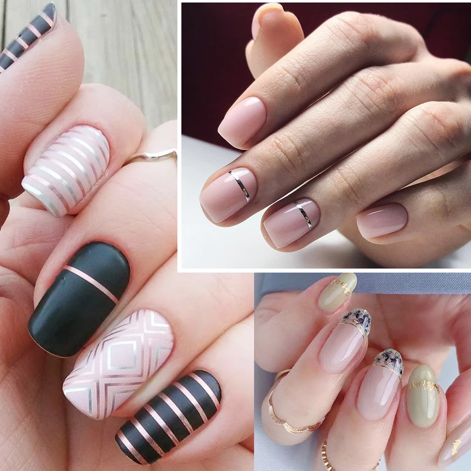 Striped Nail Polish Designs Design 7