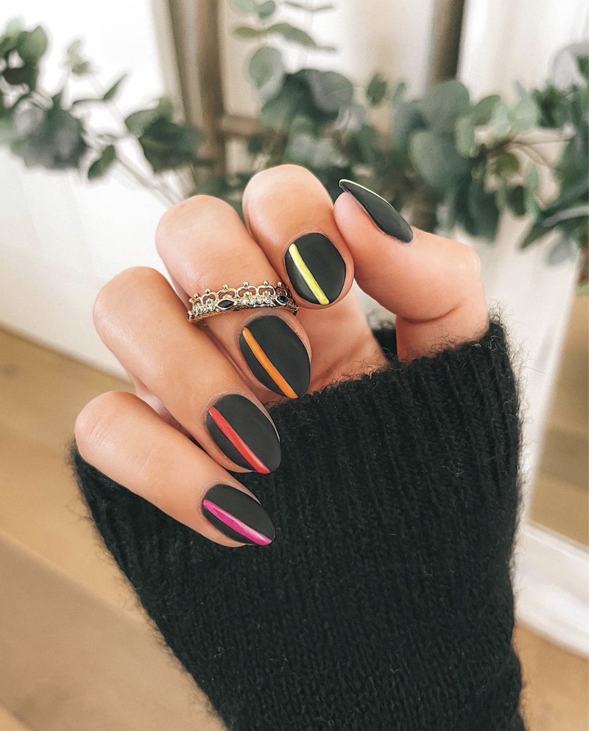 Striped Nail Polish Designs Design 8