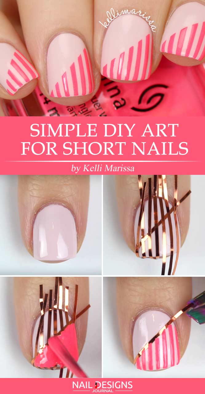 Striped Nail Polish Designs Design 28