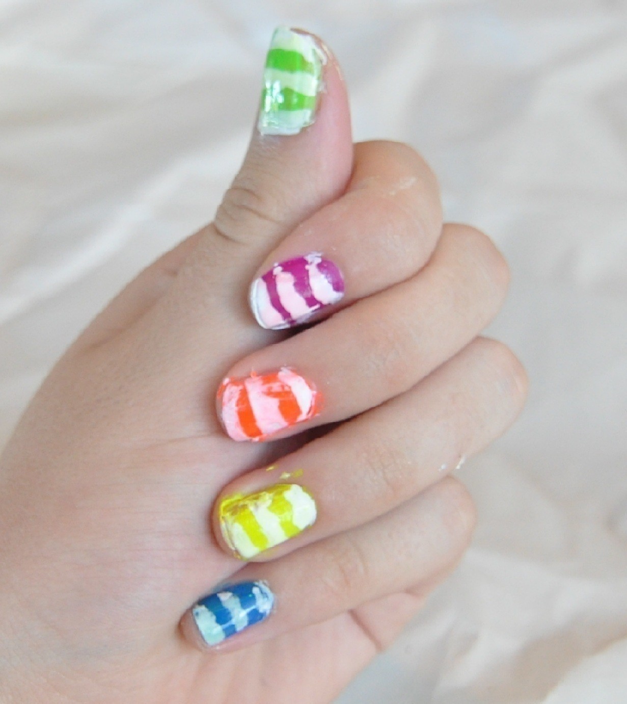 Striped Nail Polish Designs Design 31