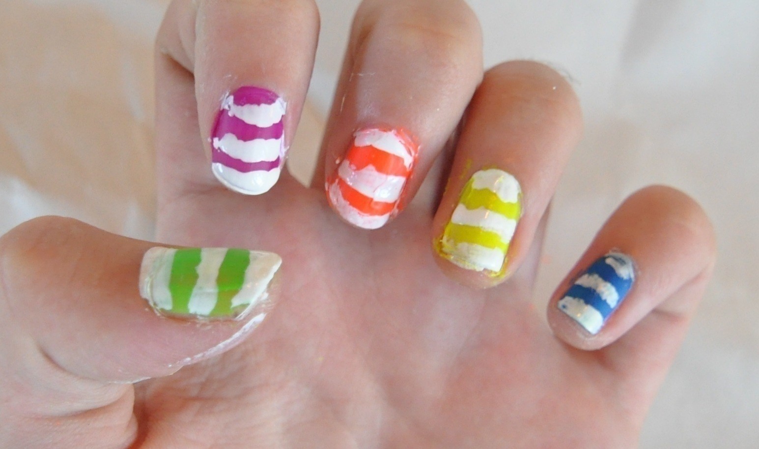 Striped Nail Polish Designs Design 35