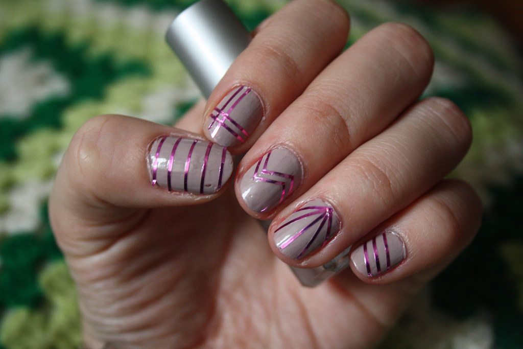 Striped Nail Polish Designs Design 37