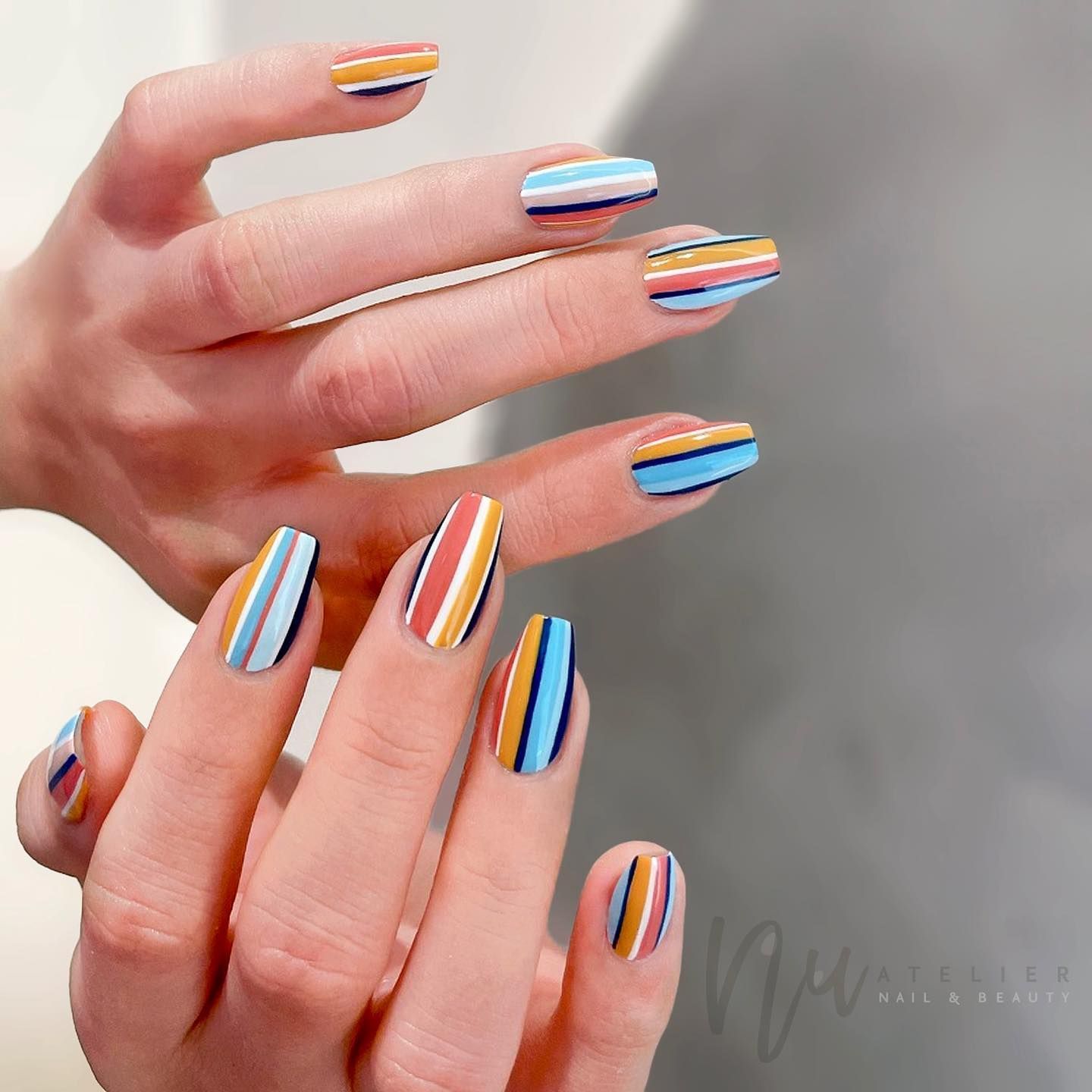 Striped Nail Polish Designs Design 39