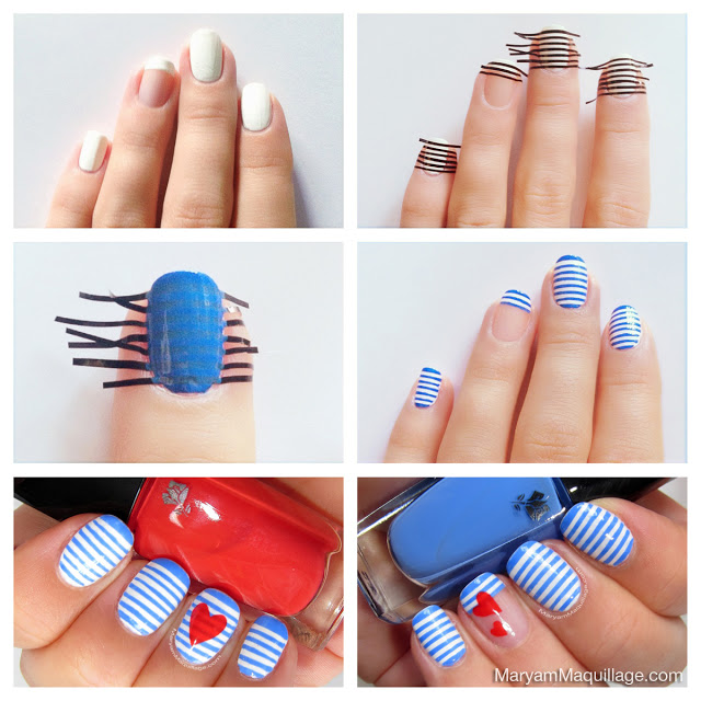 Striped Nail Polish Designs Design 43