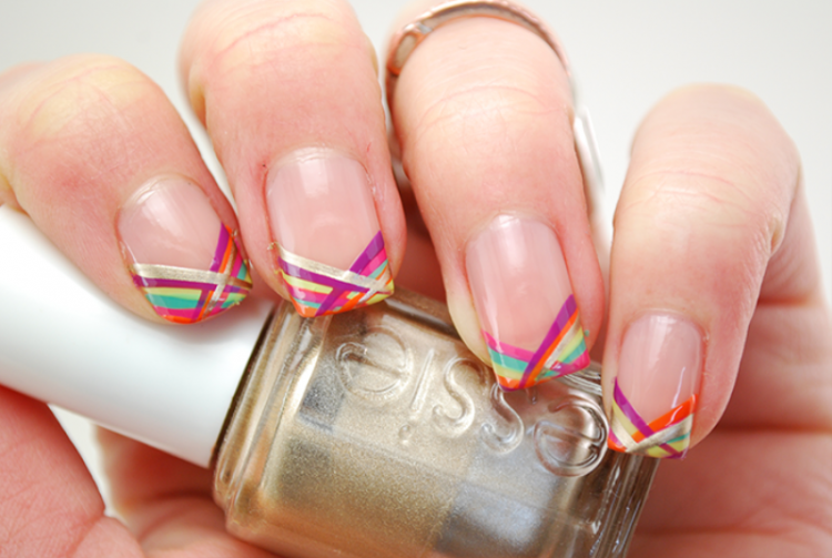 Striped Nail Polish Designs Design 47