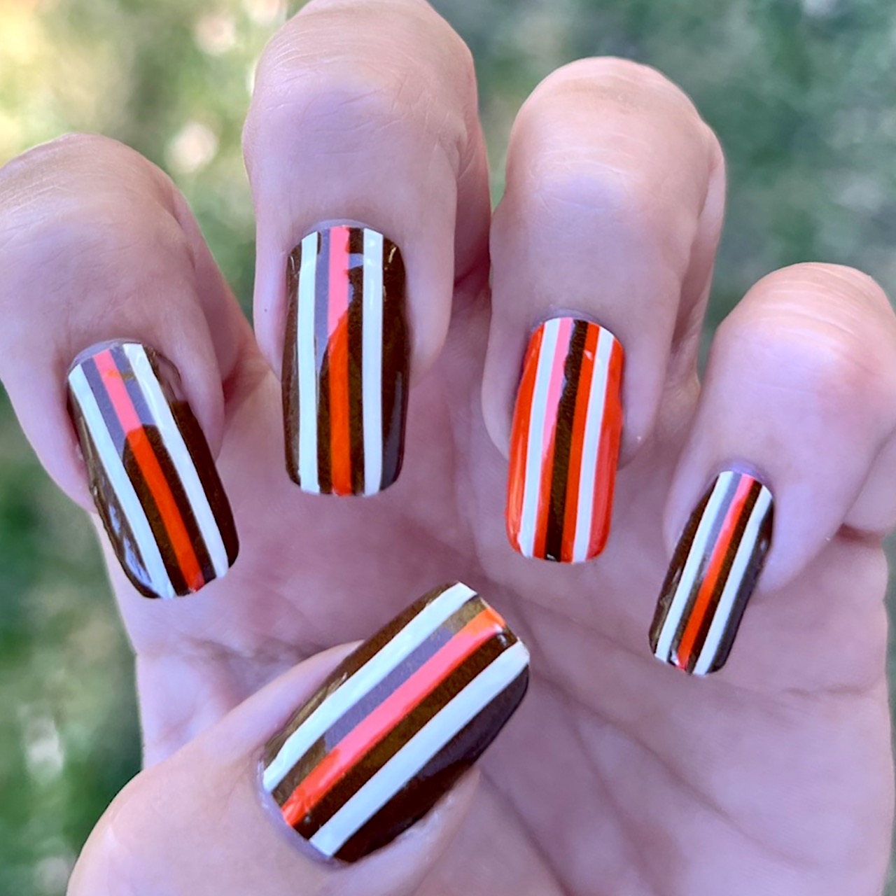 Striped Nail Polish Designs Design 54