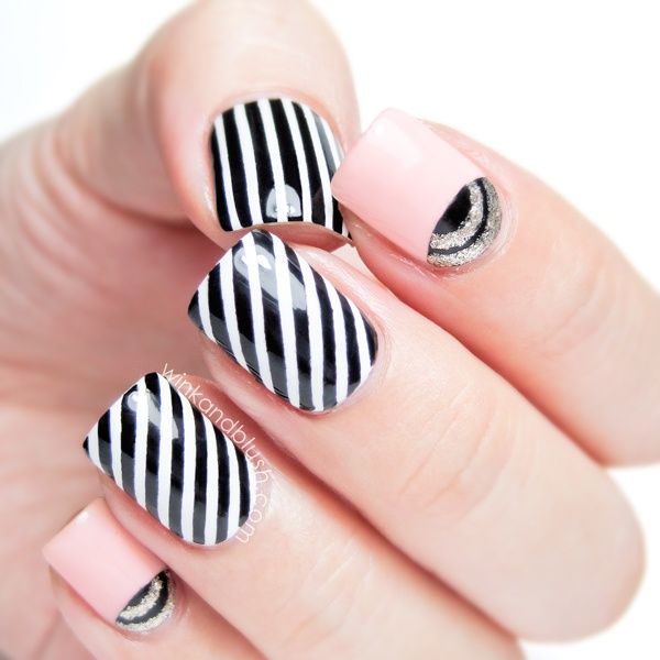 Striped Nail Polish Designs Design 65