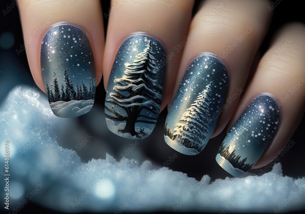 Winter Nail Polish Designs Design 11