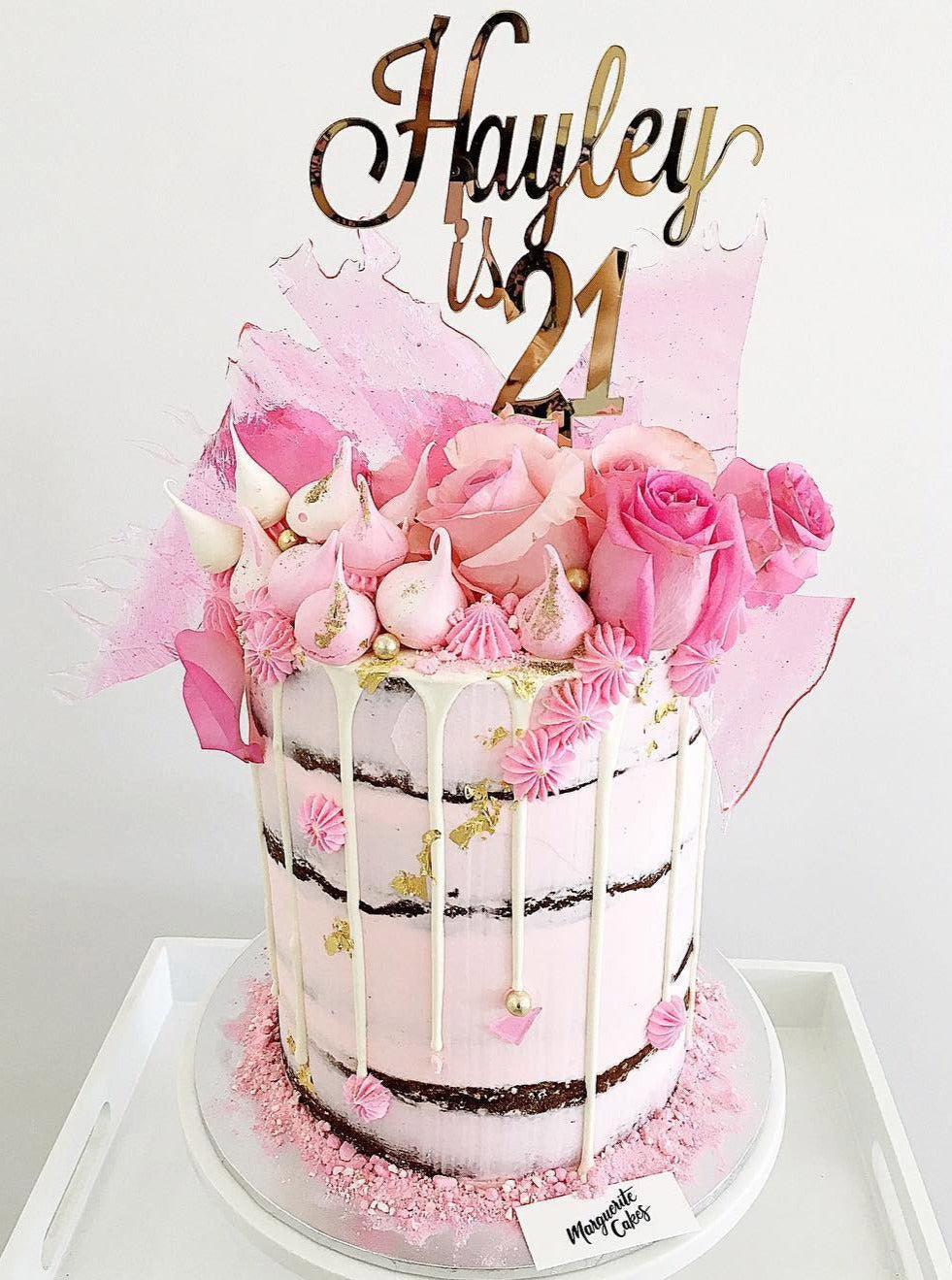 21st birthday cake ideas Design 4