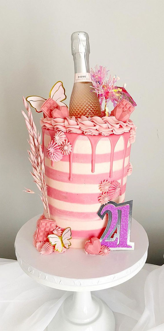 21st birthday cake ideas Design 5