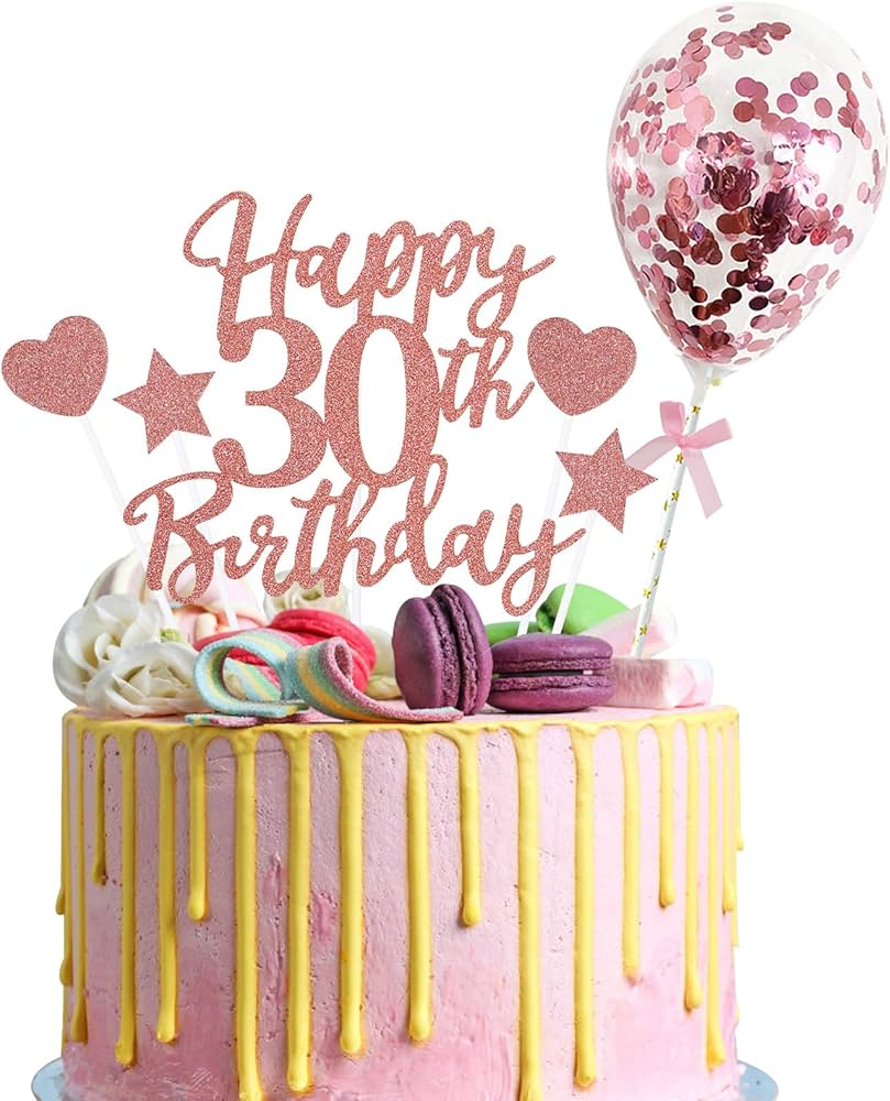 30th birthday cake designs Design 6