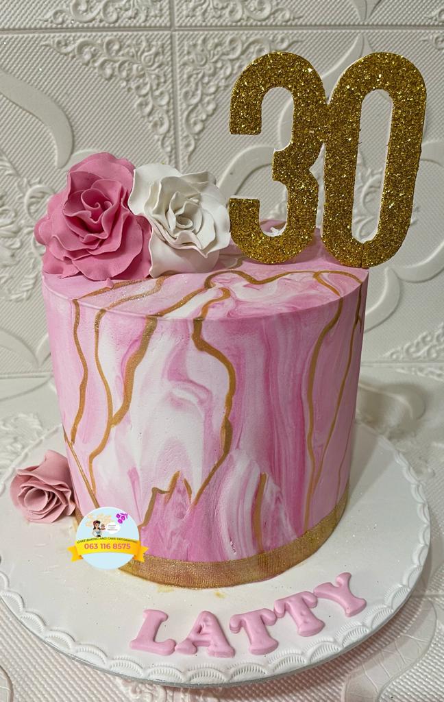 30th birthday cake designs Design 10