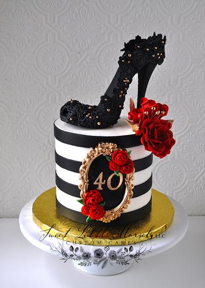 40th birthday cake themes Design 3