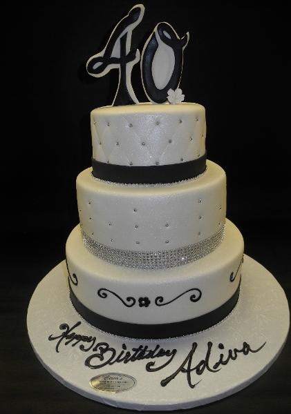 40th birthday cake themes Design 5