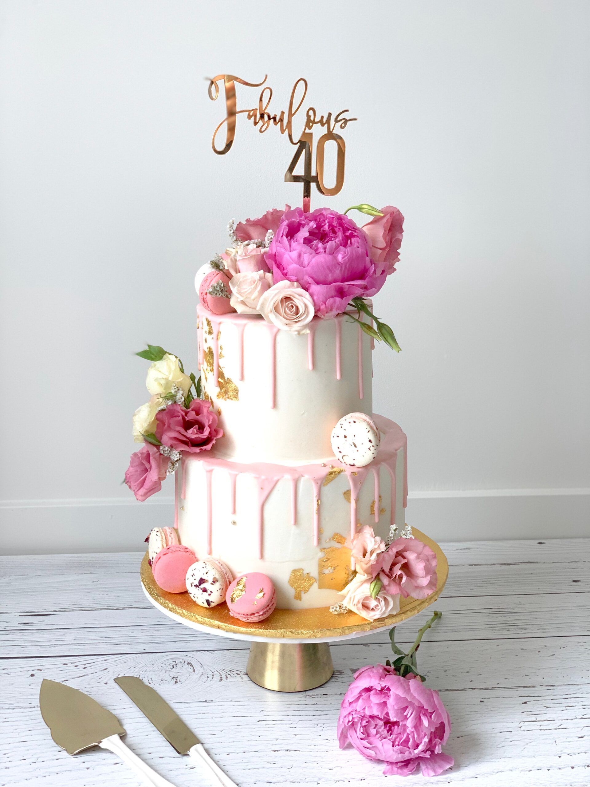 40th birthday cake themes Design 13